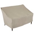 Modern Leisure Chalet Patio Loveseat Cover, 57.5 in. L x 38 in. W x 38 in. H, Beige 2929